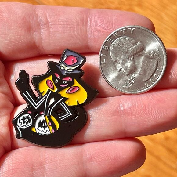 Hazbin Hotel Sir Pentious Enamel Pin - Picture 7 of 9